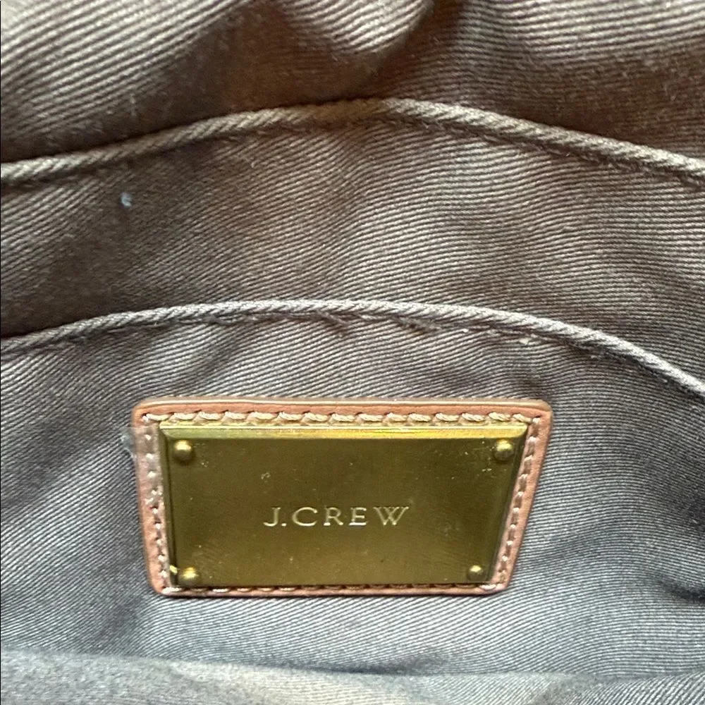 J. Crew Vibrant Pink Pebbled Leather Crossbody Bag